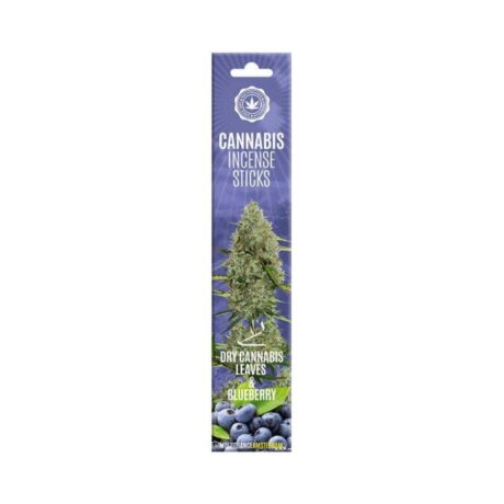 Bâtonnets d'encens au cannabis parfumés au Dry Cannabis et Blueberry