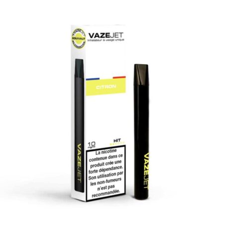 E-cigarette jetable VAZEJET Citron (10 mg)
