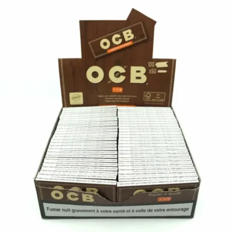 carton de 100 paquets de 50 petites feuilles OCB