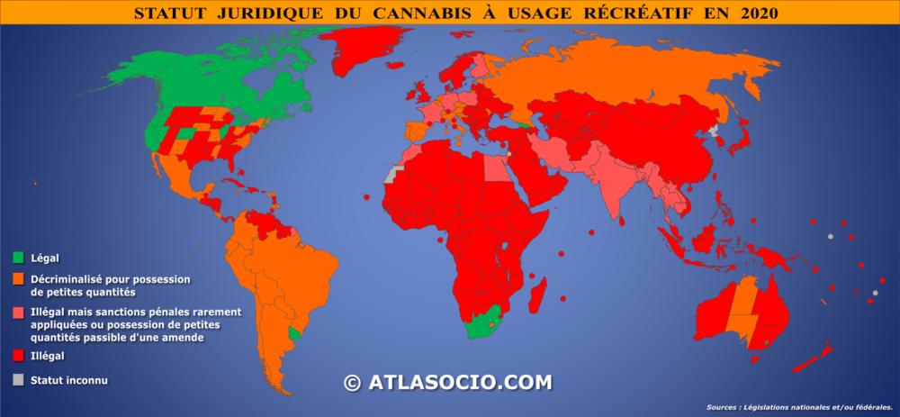 carte-monde-statut-juridique-consommation-cannabis-usage-recreatif-en-2020_atlasocio